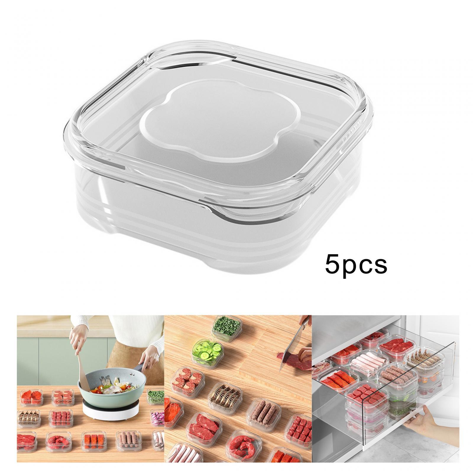 5x Food Containers for Refrige - đánh giá và giá Meal Prep Seafood