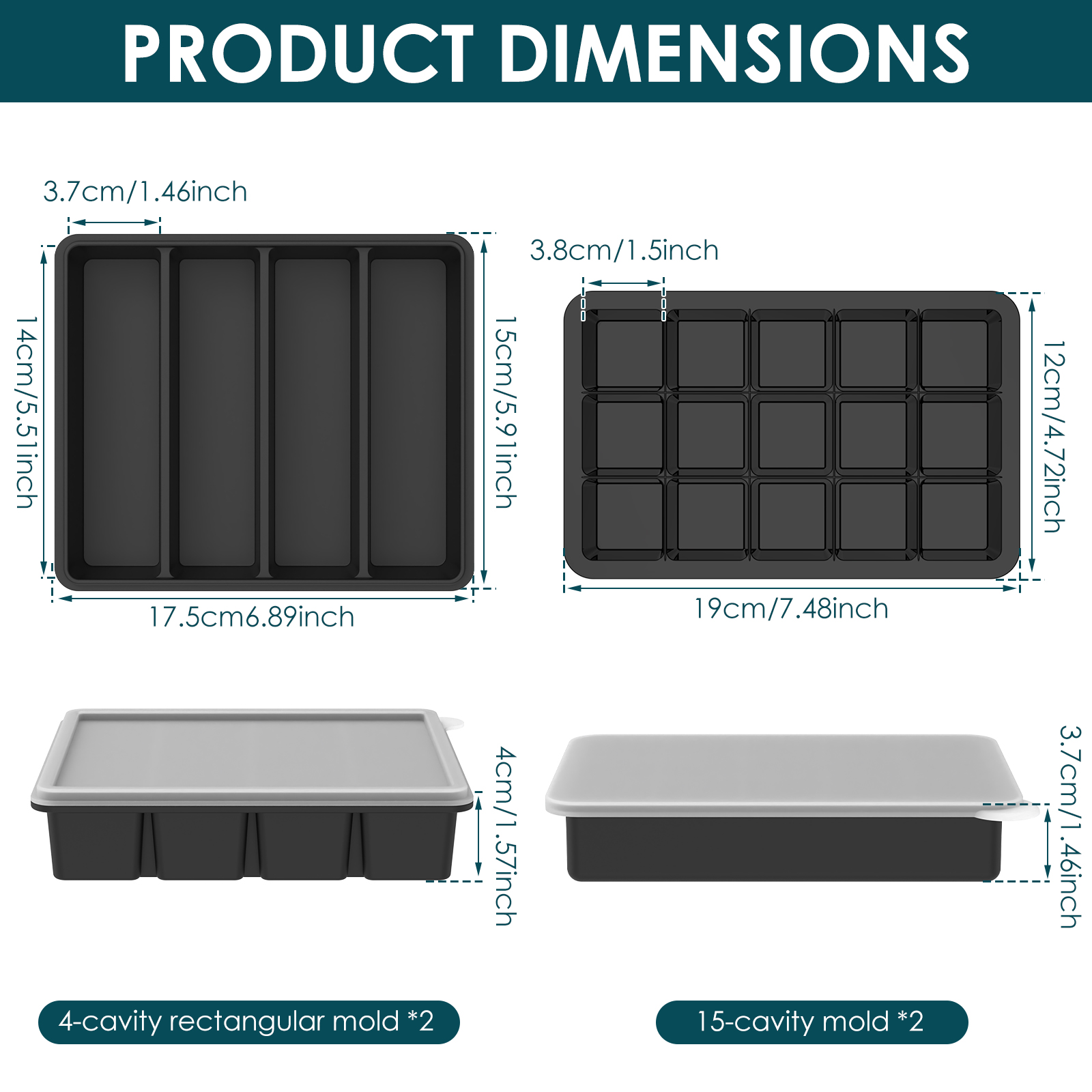 4 Pack Silicone Freezer Tray w - đánh giá và giá Meal Prep Freezer