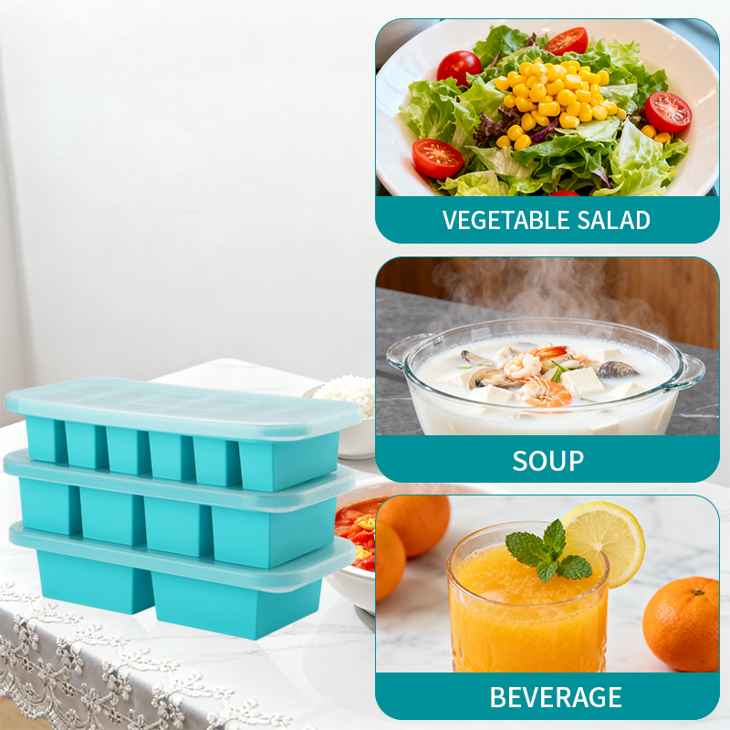 2 or 3-piece Silicone Freezer  - đánh giá và giá Meal Prep Freezer