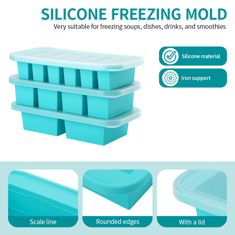 2 or 3-piece Silicone Freezer  - đánh giá và giá Meal Prep Freezer