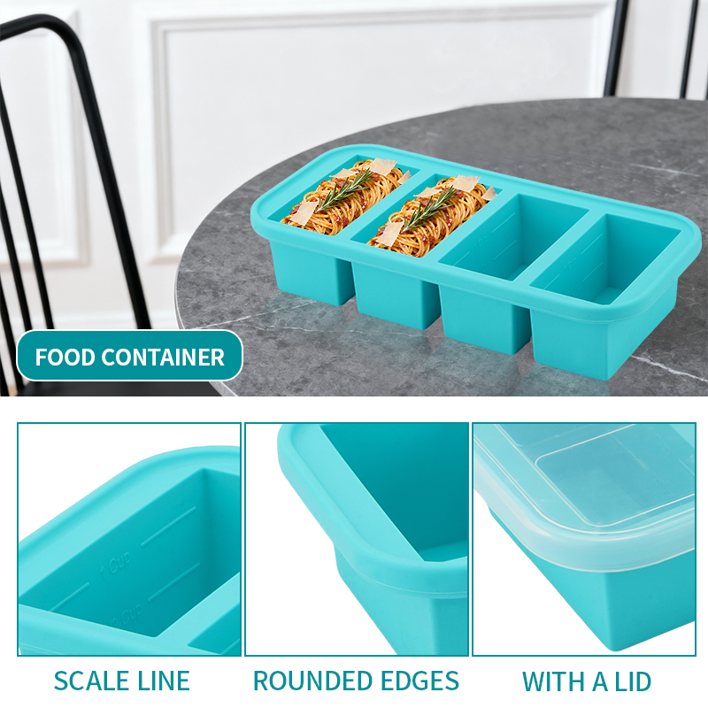 2 or 3-piece Silicone Freezer  - đánh giá và giá Meal Prep Freezer
