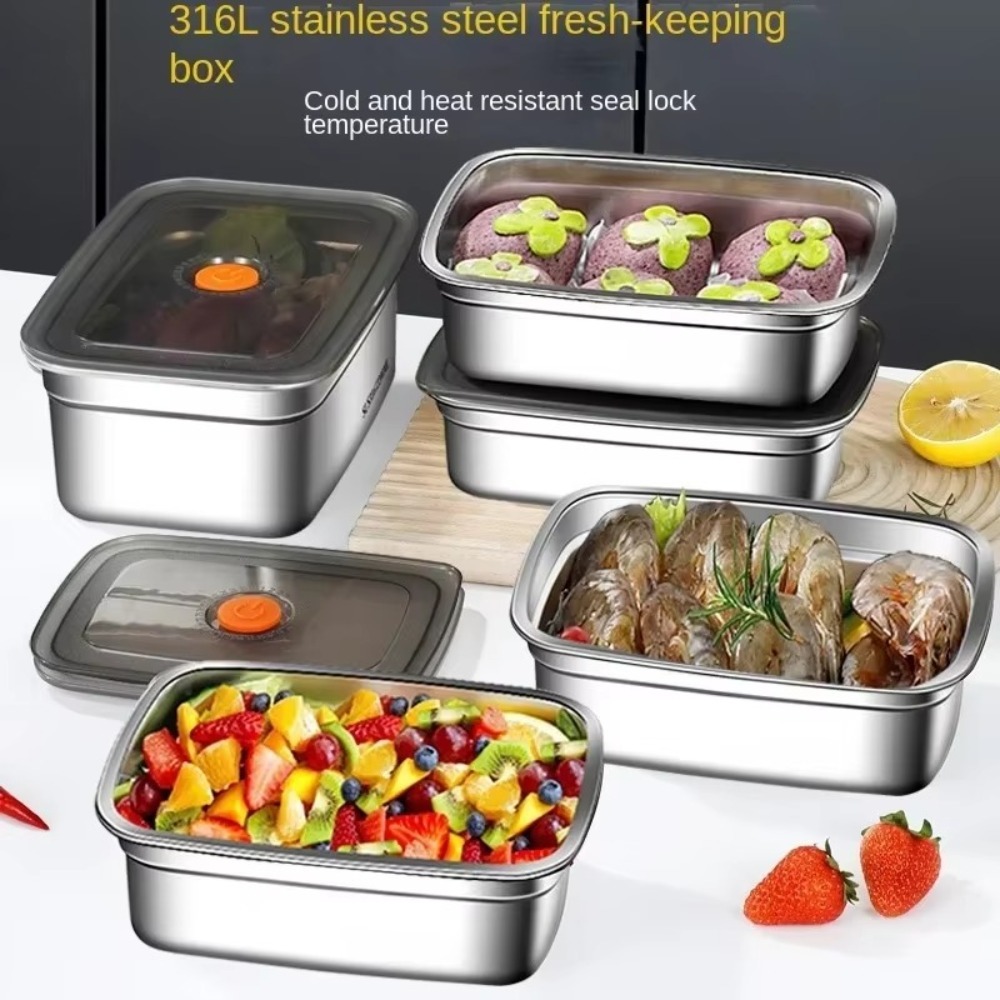 Stainless Steel Camping Lunch  - đánh giá và giá Meal Prep Freezer