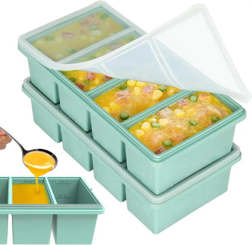 1000ml Silicone Freezer Soup T - đánh giá và giá Meal Prep Freezer