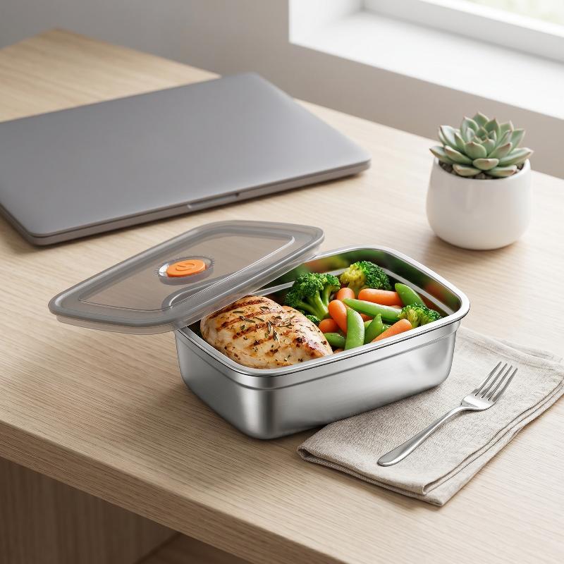 Stainless Steel Camping Lunch  - đánh giá và giá Meal Prep Freezer