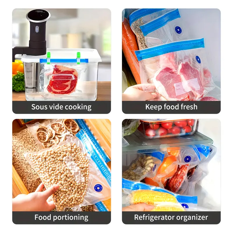 25PCS Reusable Vacuum Sealer B - đánh giá và giá Meal Prep Seafood
