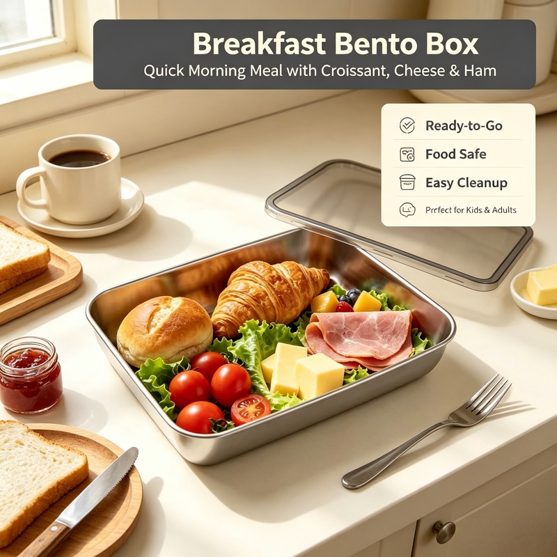 Stainless Steel Square Tray wi - đánh giá và giá Meal Prep Seafood